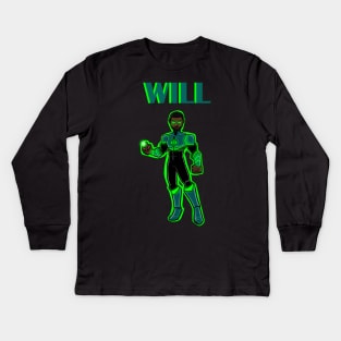 Green Lantern (John Stewart) Kids Long Sleeve T-Shirt